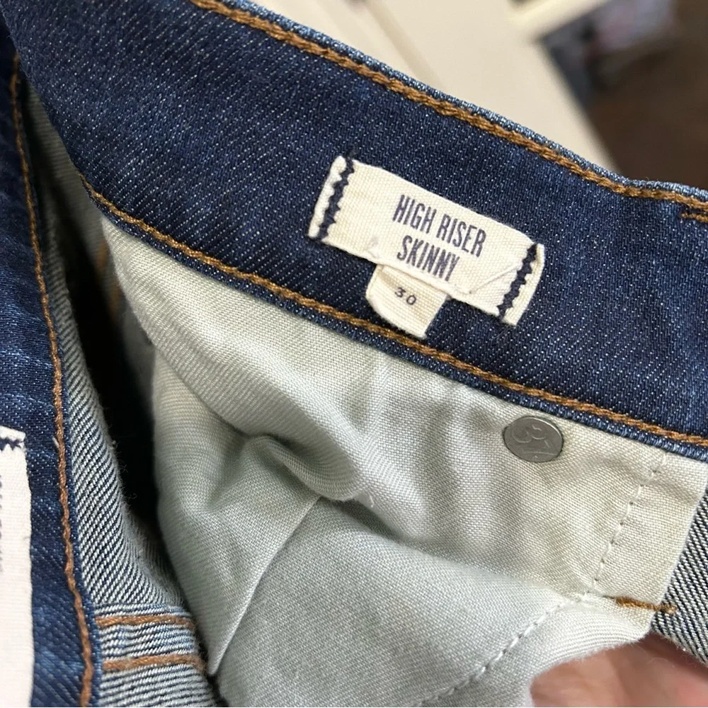 Madewell High Riser Skinny Jeans Sz 30 - Picture 4 of 5